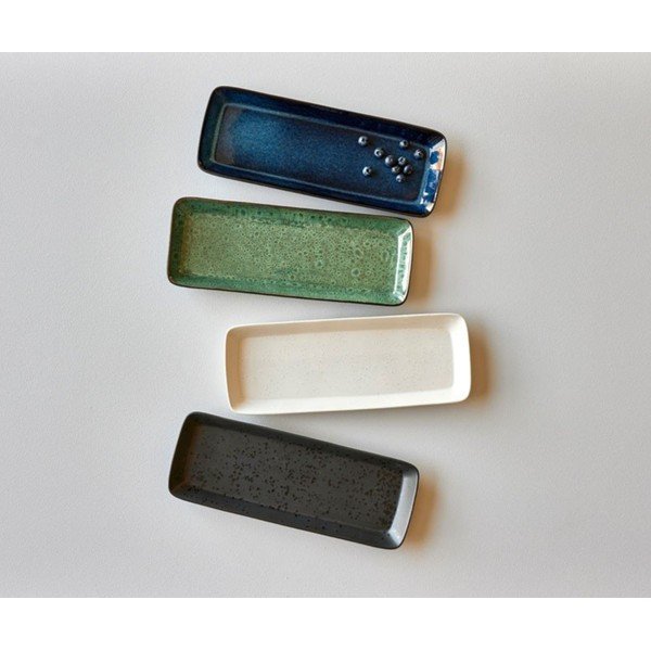 Keramički pladanj za posluživanje 14x38 cm Gastro Dark Blue/Black – Bitz-image-3