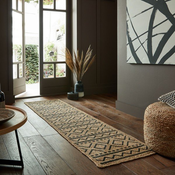 Jutena staza u prirodnoj boji 60x230 cm Luis – Flair Rugs-image-1