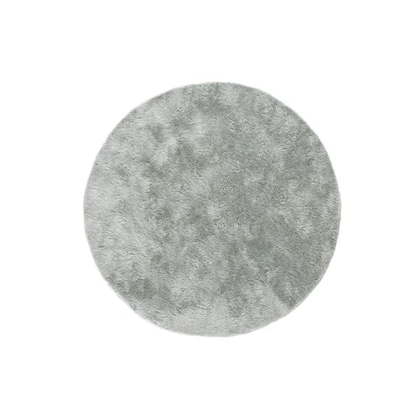 Sivi okrugli tepih ø 120 cm Roma Liso – Universal