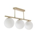 Stropno svjetlo sa staklenim sjenilom u bijelo-zlatnoj boji ø 14 cm Mahala - Kave Home