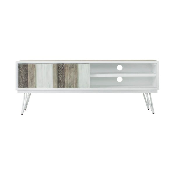 Smeđe-bijeli TV stol sømcasa Niza, širine 150 cm