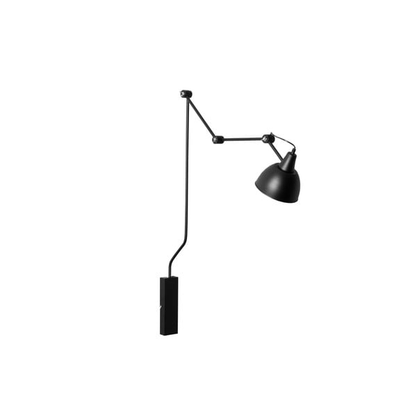 Crna zidna svjetiljka Custom Form Coben