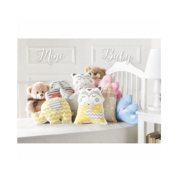 Ružičasti pamučni dječji jastuk Mike & Co. NEW YORK Pillow Toy Panda, 25 x 36 cm-image-2