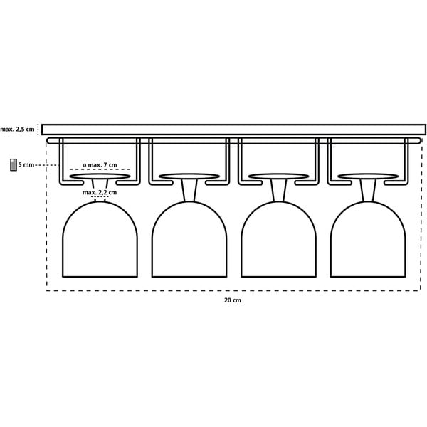 Vješalica za čaše Wenko-image-3