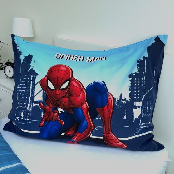 Plava pamučna dječja posteljina za krevet za jednu osobu 140x200 cm Spider-man "Blue" – Jerry Fabrics-image-3
