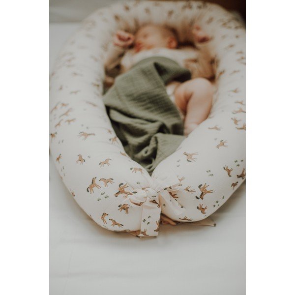 Krem gnijezdo za bebe Free Horses – Malomi Kids-image-1