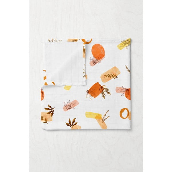 Bijela deka za bebe od muslina 75x100 cm Rhapsody – Mijolnir-image-1