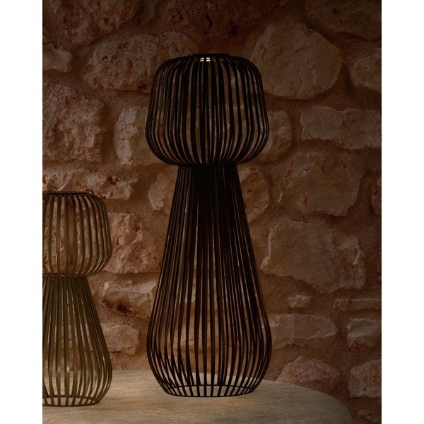 LED stolna vanjska svjetiljka s mogućnosti zatamnjivanja sa solarnim panel (visina 70 cm) Reiba – Kave Home-image-1