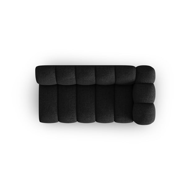 Crna/antracitno siva modularna sjedeća garnitura (s desnim kutom) Lupine – Micadoni Home-image-2