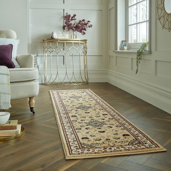 Bež staza 60x230 cm Sherborne – Flair Rugs-image-1