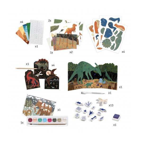 Kreativni umjetnički set Djeco Dinosaurs-image-2