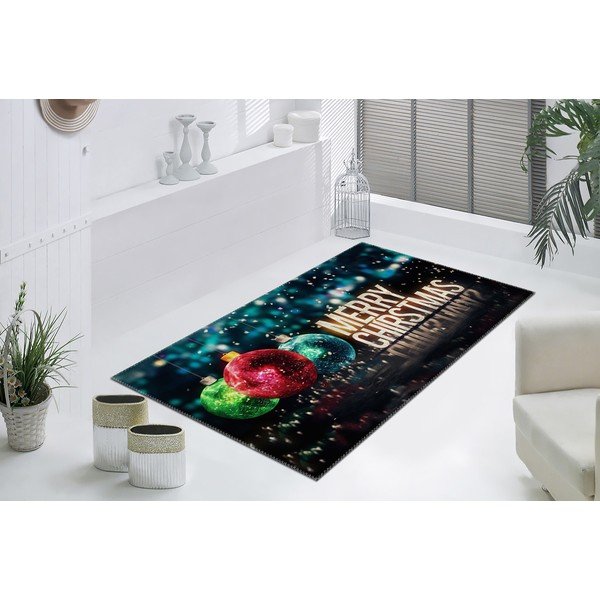 Tepih Vitaus Božićno razdoblje Tri kugle sa znakom, 50 x 80 cm-image-1