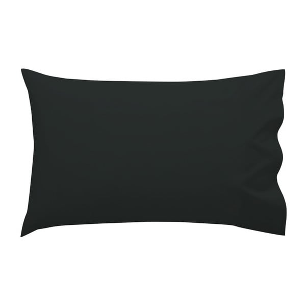 Crna pamučna navlaka za jastuk Kalissero, 50 x 30 cm