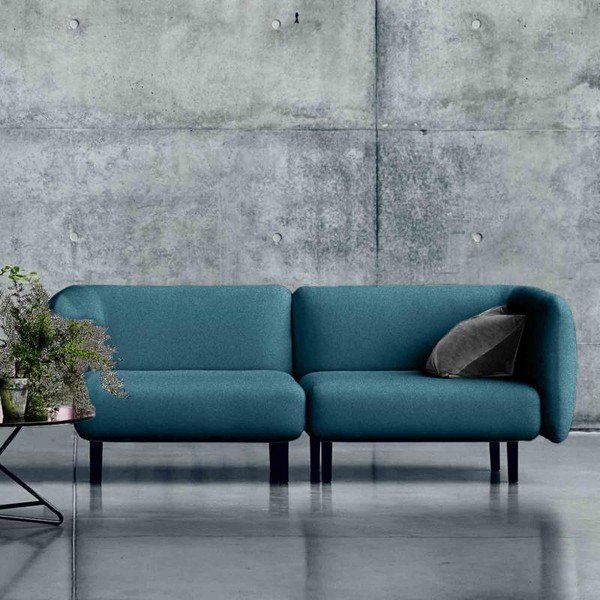 Tirkizni dvosjed Softline Elle, 230 cm-image-1