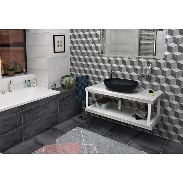 Bijela željezna potpora za pult 49x4 cm – Sapho-image-1