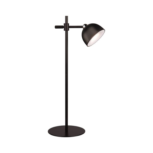 Crna LED stolna lampa s mogućnosti zatamnjivanja/s hvataljkom (visina 41 cm) Maxima – Trio