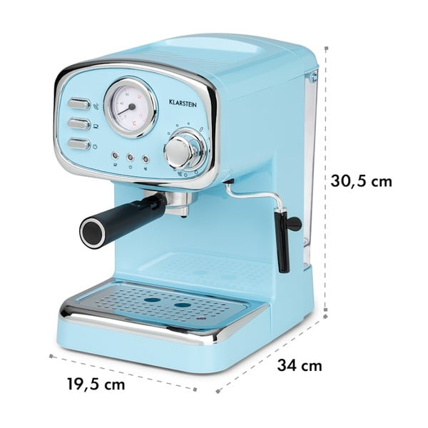 Plavi aparat za kavu Klarstein Espressionata Gusto-image-2