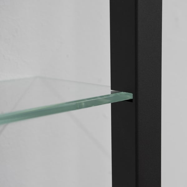 Crna metalna polica s više razina 46 cm Cubic – Spinder Design-image-3