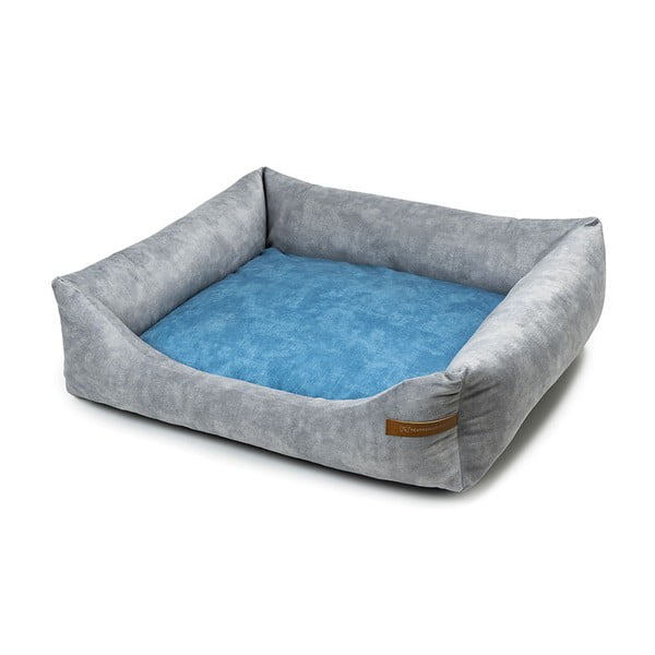 Plavo-svijetlo sivi krevet za pse 65x75 cm SoftBED Eco M – Rexproduct