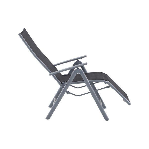 Crna metalna vrtna stolica Ariola – Garden Pleasure-image-4