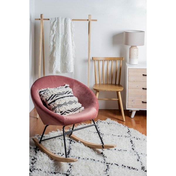 Crni stalak za odjeću od masivne breze 91x151x50 cm Daiki – Yes Everyday-image-2