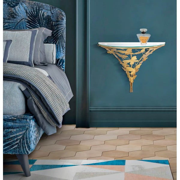 Noćni ormarić u zlatnoj boji Butterfly – Mauro Ferretti-image-4