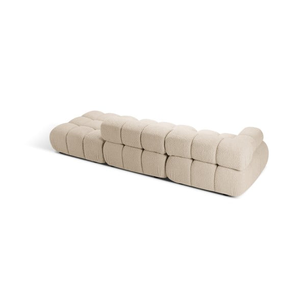 Bež sofa od bouclé tkanine 288 cm Bellis – Micadoni -image-4