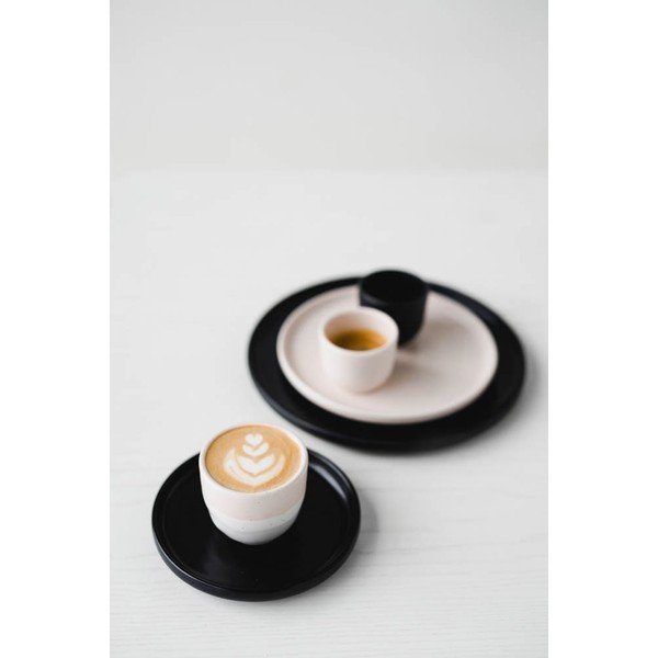Crni zemljani desertni tanjur ÅOOMI Luna, ø 17 cm-image-3