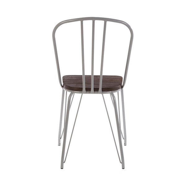Siva/u tamnoj prirodnoj boji blagovaonska stolica od čvrstog brijesta District – Premier Housewares-image-4