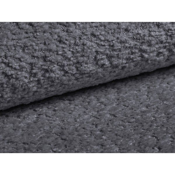 Tamno sivi ukrasni jastuk za sjedeću garnituru od bouclé tkanine Kemi – Cosmopolitan Design-image-2
