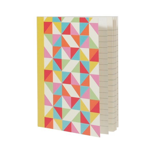 Bilježnica A6 Rex London Multicolour Geometric-image-1