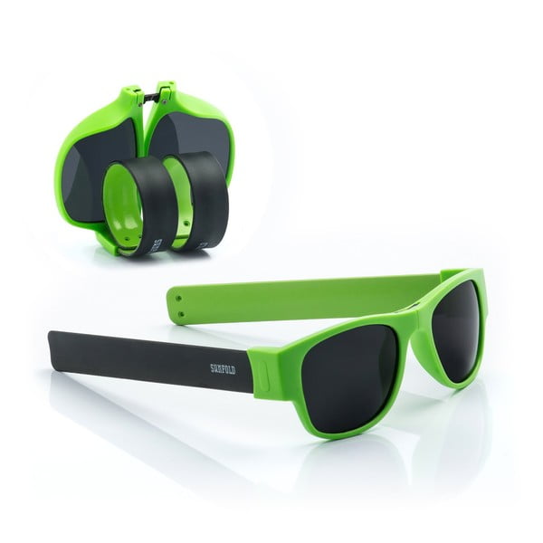 InnovaGoods Sunfold AC6 zeleno-crne roll-up sunčane naočale