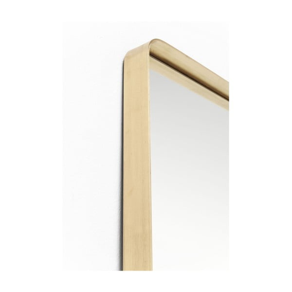 Ogledalo s okvirom u boji mesinga Kare Design Rectangular, 200 x 70 cm-image-2