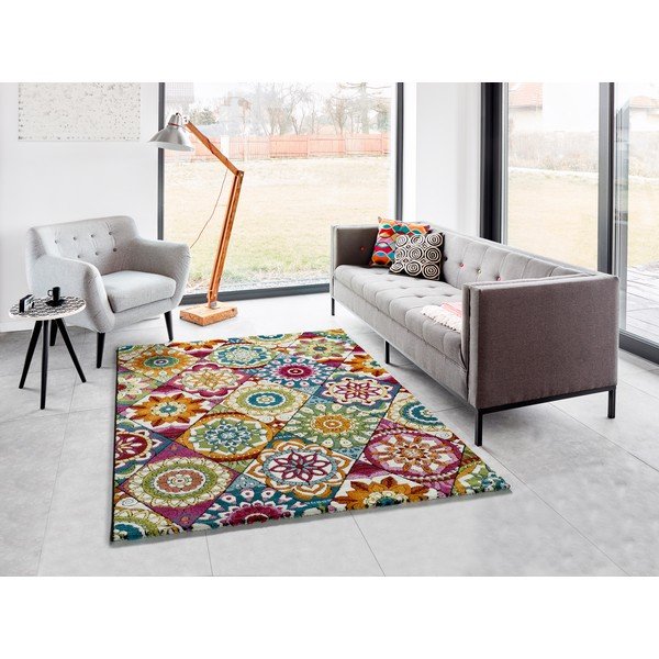 Tepih Universal Happy Flowers, 80 x 150 cm-image-1