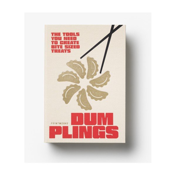 Bež set štapića za jelo od nehrđajućeg čelika za 4 osobe The Essentials - Dumpling Tools – Printworks