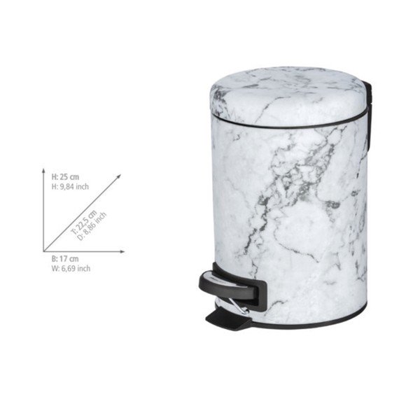 Koš za smeće s pedalom Wenko Onyx, 3 l-image-3