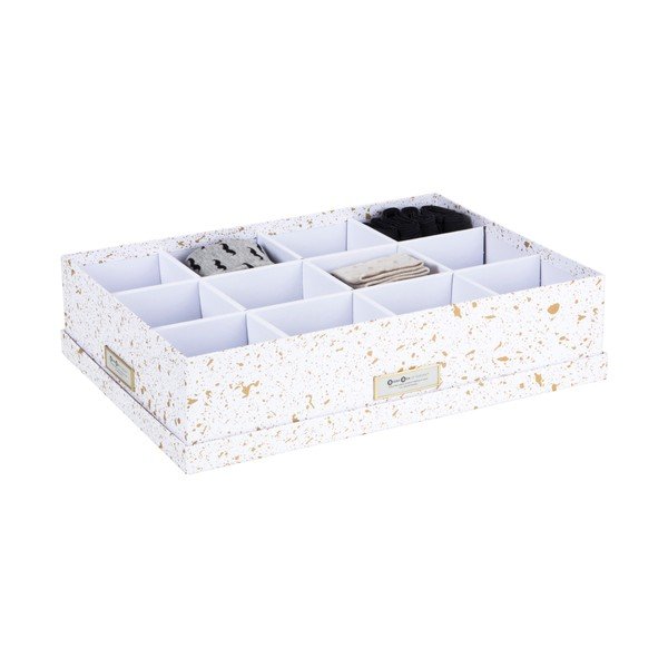 Kutija s pretincima u zlatno bijeloj boji Bigso Box of Sweden Jakob-image-2