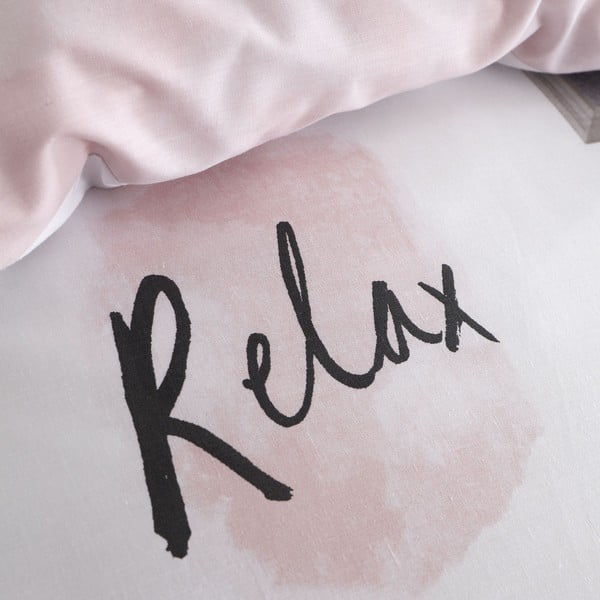 Bijela/ružičasta posteljina za bračni krevet/za produženi krevet 230x220 cm Sleep Dreams – Catherine Lansfield-image-4