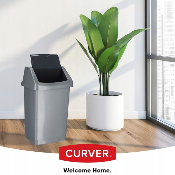 Siva kanta za otpatke Curver Click-it, 25 l-image-1