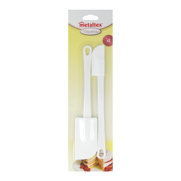 Set s 2 bijele plastične lopatice Metaltex-image-1