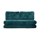 Plavozelena sklopiva sofa od bouclé tkanine 150 cm Faster – Mauro Ferretti