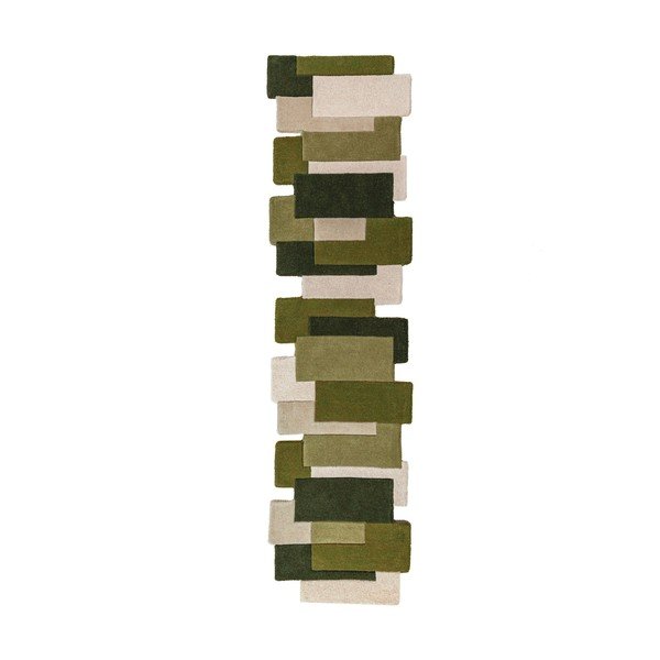 Ručno rađena vunena staza 60x230 cm Collage – Flair Rugs