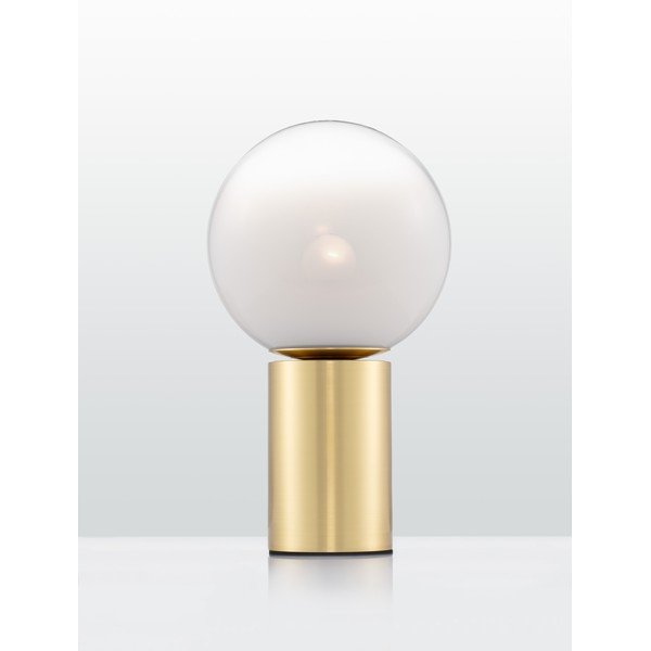 Bijela/u zlatnoj boji staklena stolna lampa (visina 35,5 cm) Vita – Nova Luce-image-4