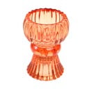 Niski narančasti stakleni svijećnjak - Rex London