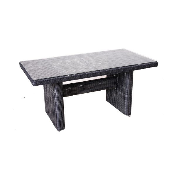 Sivi vrtni set od umjetnog ratana za 9 osoba Montreal - Rojaplast-image-1