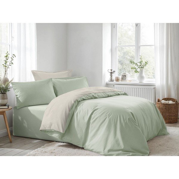Svijetlo zelena posteljina za krevet za jednu osobu 200x140 cm – Mijolnir