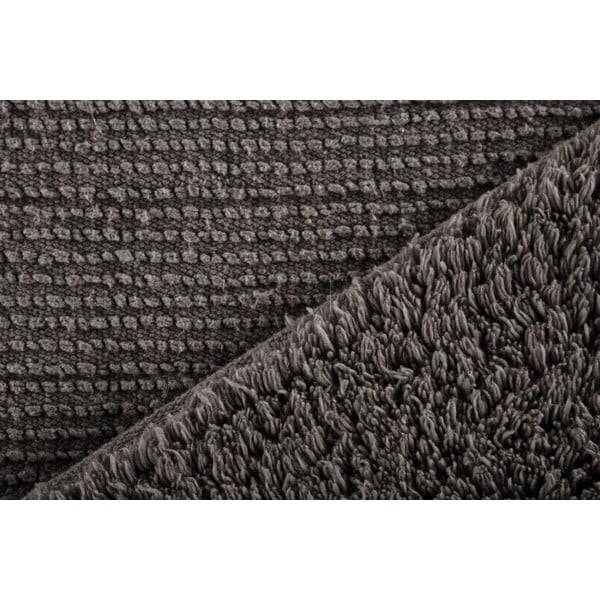 Siva pamučna prostirka za kupaonicu Tiseco Home Studio Luca, 60 x 100 cm-image-1