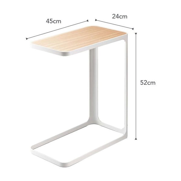 Bijeli stol YAMAZAKI Frame-image-4