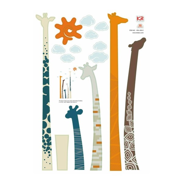 Zidna naljepnica Giraffe Queen of the Savannah-image-1