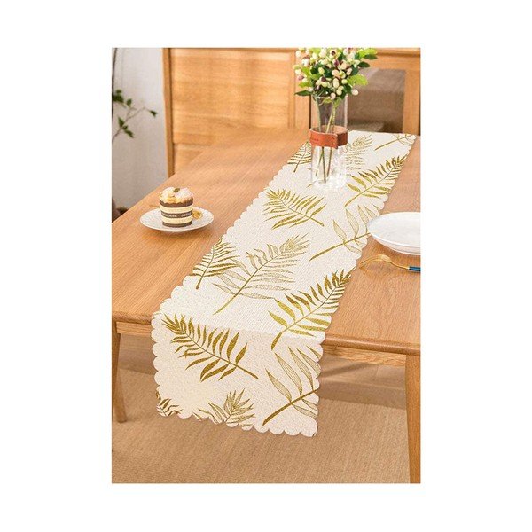 Nadstolnjak 45x140 cm Leaves – Minimalist Cushion Covers-image-2